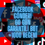 +1000 Facebook Bot Beğeni 60 Gün Garantili 