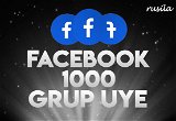 1000 FACEBOOK GRUP ÜYE