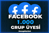 1000 ⭐ FACEBOOK ⭐ GRUP ÜYESİ