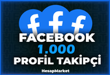 1000 ⭐ FACEBOOK ⭐ PROFİL TAKİPÇİ