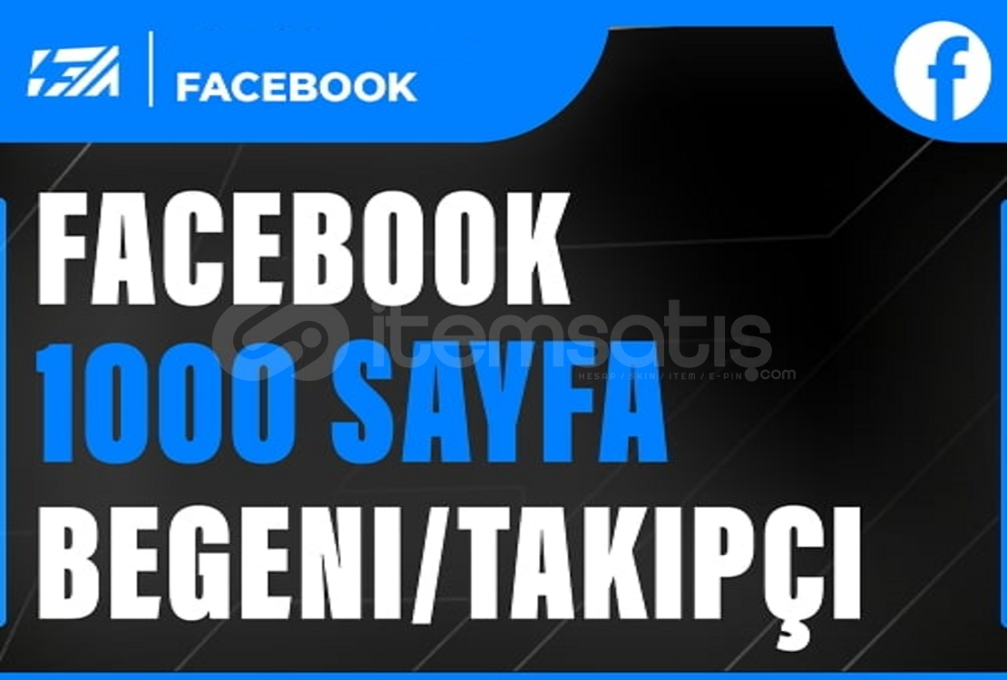 1.000 FACEBOOK SAYFA BEĞENİ + TAKİPÇİ 1.000 FACEBOOK SAYFA BEĞENİ + TAKİPÇİ