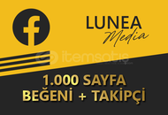1.000 FACEBOOK SAYFA BEĞENİ + TAKİPÇİ