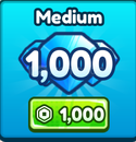 1000 gem