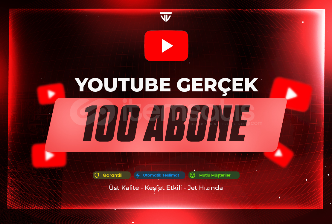 100 Gerçek Abone | Garantili - YouTube 100 Gerçek Abone | Garantili - YouTube
