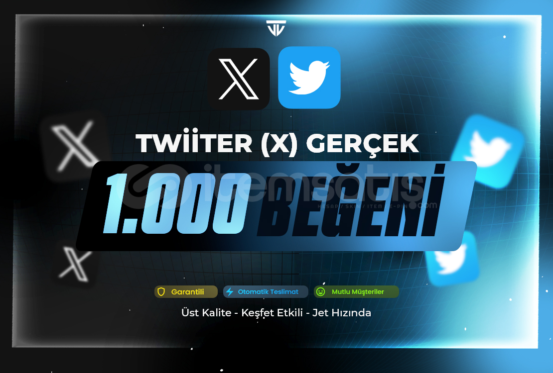 1.000 Gerçek Beğeni | Garanti | Twitter (X) 1.000 Gerçek Beğeni | Garanti | Twitter (X)