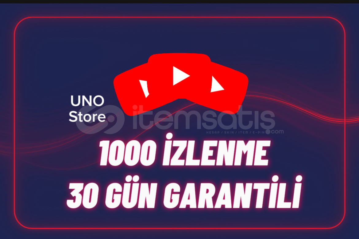⭐1000 Gerçek İzlenme - 30 Gün Garantili⭐ ⭐1000 Gerçek İzlenme - 30 Gün Garantili⭐