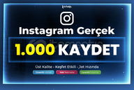 1.000 Gerçek Kaydetme | Garantili - Instagram 1.000 Gerçek Kaydetme | Garantili - Instagram