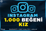 1.000 GERÇEK KIZ BEĞENİ | GARANTİLİ | INSTAGRAM