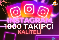 1000 GERÇEK TAKİPÇİ | %100 GARANTİLİ HİZMET! 
