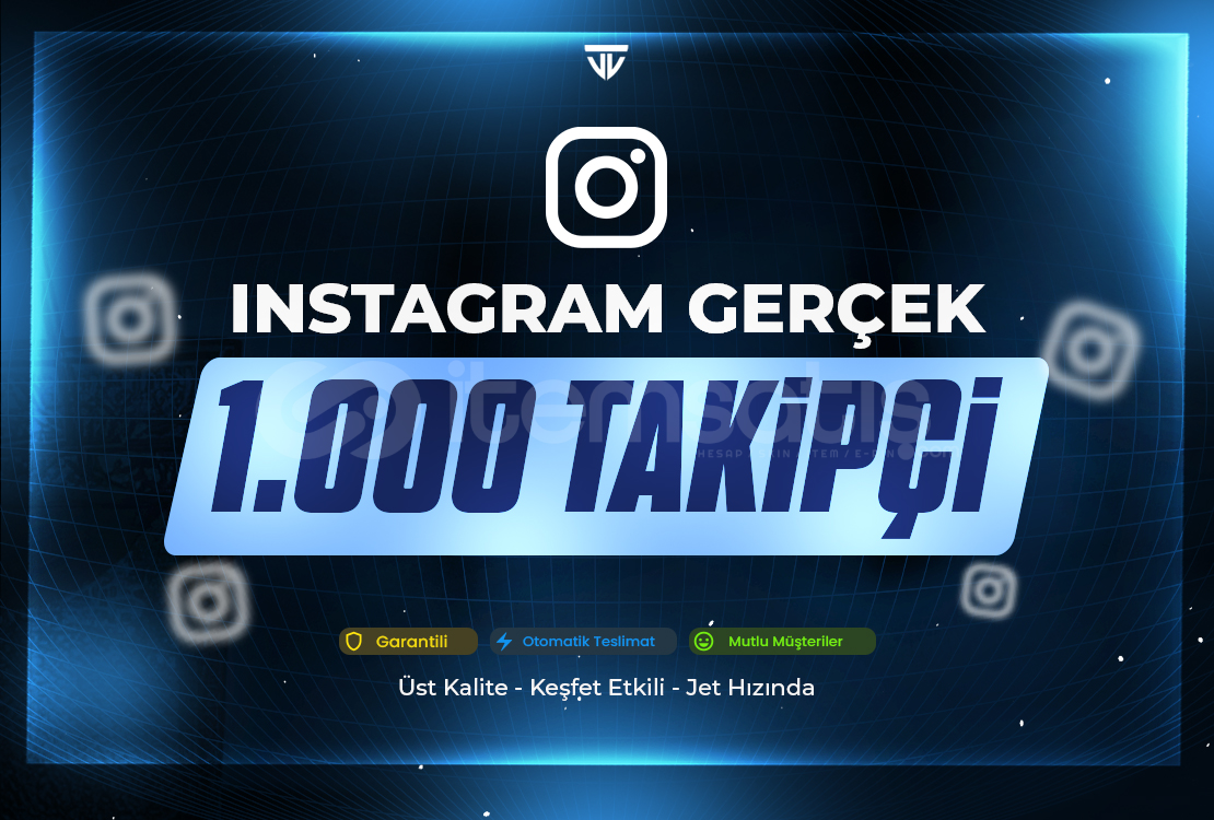 1.000 Gerçek Takipçi | Garantili - Instagram 1.000 Gerçek Takipçi | Garantili - Instagram
