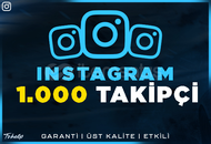 1.000 Gerçek Takipçi | Garantili - Instagram