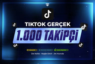 1.000 Gerçek Takipçi | Garantili - TikTok