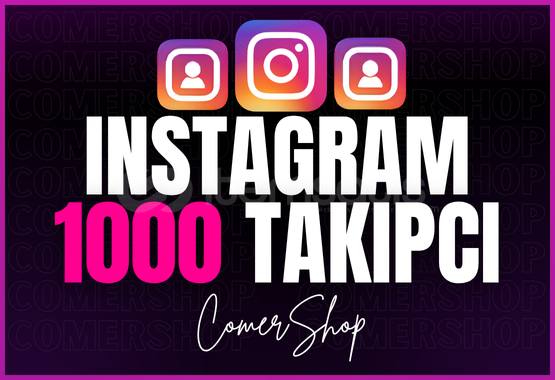 INSTAGRAM 1.000 GERÇEK TAKİPÇİ | KALİTELİ INSTAGRAM 1.000 GERÇEK TAKİPÇİ | KALİTELİ