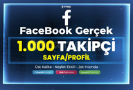 1.000 Gerçek Takipçi - Sayfa/Profil Garanti | F.