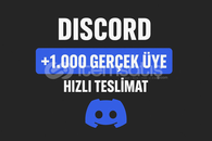 1000 GERÇEK ÜYE DİSCORD (SUNUCUNUZA)