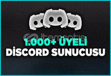 1.000+ Gerçek Üyeli Discord Sunucuları!