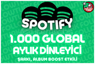 ⭐ 1.000 Global Aylık Dinlenme - [Algorithmic] ⭐