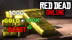⭐1000 GOLD + 100.000$ RDR 2 ONLİNE BOOST