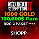 ⭐️1000 Gold + 100.000$ RDR2 Online Boost⭐️