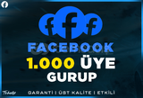 1.000 Gurup Üyesi Facebook | Garanti