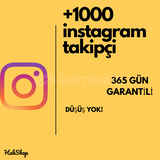 1000 İnstagram Gerçek Takipçi 