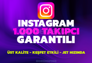 1.000 Instagram Gerçek Takipçi - GARANTİLİ