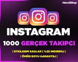 1000 Instagram Gerçek Takipçi | GARANTİLİ ⭐