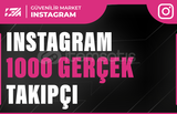 1000 İnstagram Gerçek Takipçi - GARANTİLİ