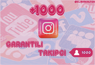 +1000 İnstagram Takipçi | Garantili 