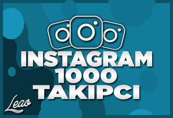1000 Instagram Takipçi | GARANTILI | HIZLI 1000 Instagram Takipçi | GARANTILI | HIZLI