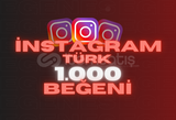 [1000] İnstagram türk beğeni