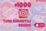 +1000 İnstagram Türk Beğeni | Garantili 