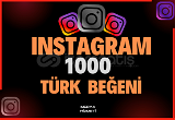1000 Instagram Türk Beğeni | KEŞFET ETKİLİ 
