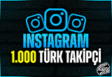 1000 Instagram TÜRK Takipçi