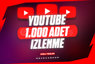 ⭐1.000 İzlenme Youtube – 30 Gün Garantili⭐