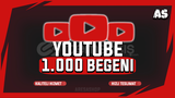 ⭐ 1000 Kaliteli Beğeni Youtube | Garantili ⭐