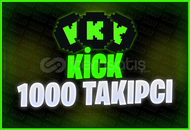 1.000 Kick Takipçi | ANLIK | Piyasada Tek!