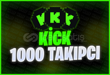 1.000 Kick Takipçi | ANLIK | Piyasada Tek!