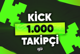 ⭐ 1.000 Kick Takipçi & Garantili ⭐