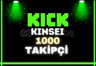 1000 Kick TAKİPÇİ GARANTİLİ