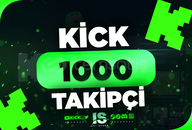 ⭐1000 Kick Takipçi - HIZLI BÜYÜME⭐