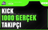 1000 Kick Takipçi - HIZLI BÜYÜME