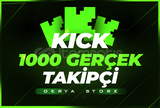 1000 Kick Takipçi - HIZLI BÜYÜME