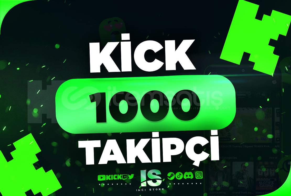⭐1000 Kick Takipçi - HIZLI BÜYÜME⭐ ⭐1000 Kick Takipçi - HIZLI BÜYÜME⭐