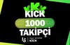 1000 Kick Takipçi - HIZLI BÜYÜME