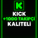 1000 KICK TAKİPÇİ | HIZLI & KALİTELİ