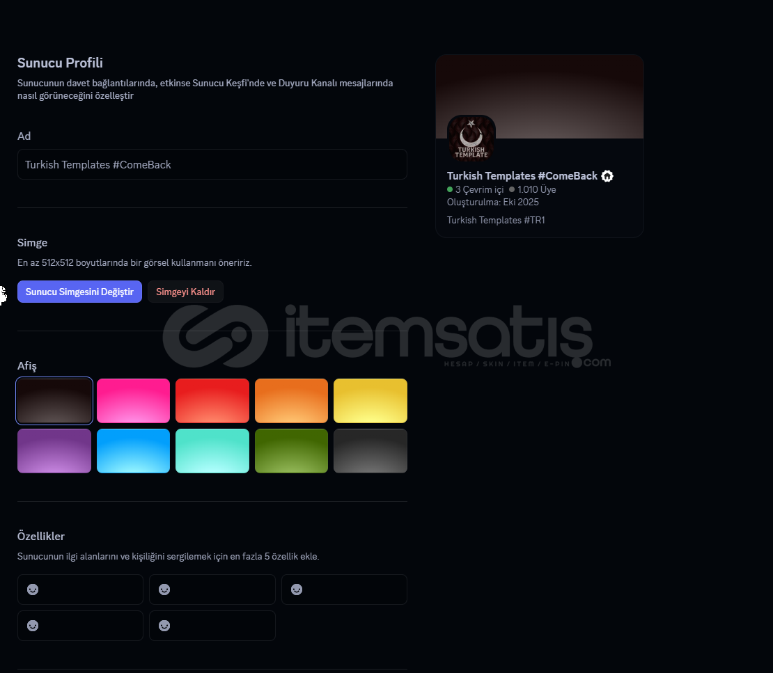 1000 Kişi Aktif Template Sunucusu! 1000 Kişi Aktif Template Sunucusu!