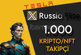 1.000 KRİPTO/NFT PROFİLLİ TAKİPÇİ | ELİT SERVİS