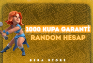 1000 KUPA GARANTİLİ CR RANDOM HESAP