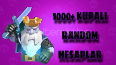 ⭐️1000+ KUPALI RANDOM HESAPLAR⭐️